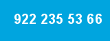 922 235 53 66 922 235 53 66